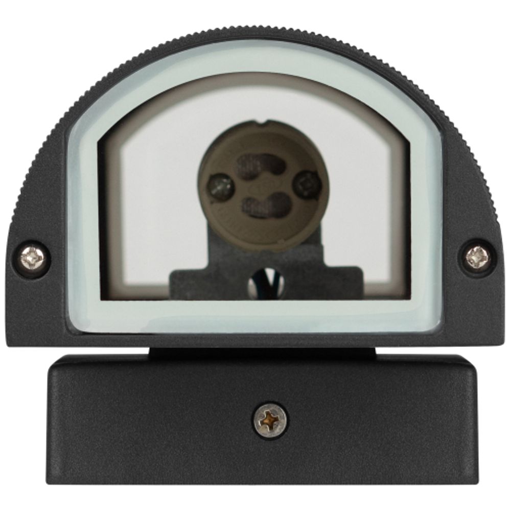 Светильник уличный настенный ЭРА «Адрия» GBW-102-BL-0230 230В 2хGU10 max 30Вт IP54 230х100x90мм вверх/вниз черный | Садово-парковые светильники