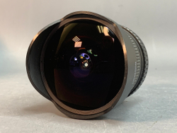 Samyang 8mm f/3.5 AS IF MC Fish-eye CS for Sony A, царапка на передней линзе