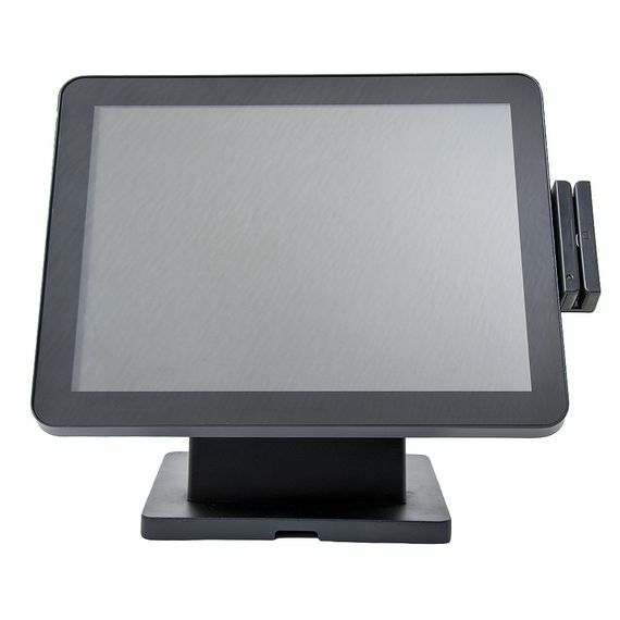 Сенсорный моноблок POScenter Atlas (15&quot;, PCAP, J4125, RAM 8Gb, SSDM2 128Gb, MSR) без ОС, S-90 стенд с возможностью установки второго монитора