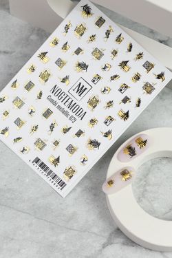 Nogtemoda Наклейки для ногтей Combi Metallic 072