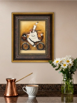 Картина настенная интерьерная в багетной раме 18*21 см