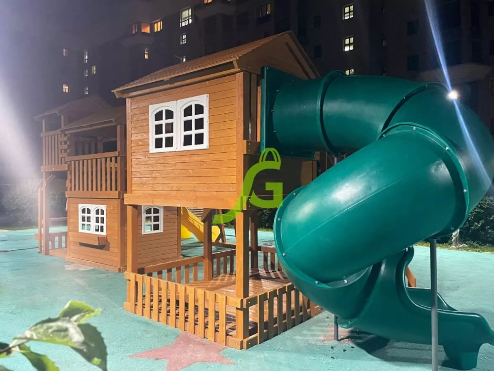 Детская деревянная площадка Домик 6