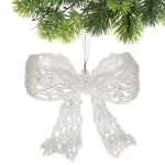 Подвеска «Чудесный бантик» 12*10 см, Белый