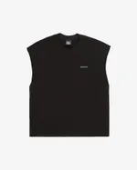 Футболка Kraizy Stripes Без рукавов Logo Heart черная