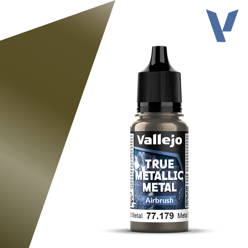 Vallejo True Metallic Metal - Aged Metal (Airbrush)