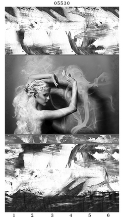 Панель ПВХ фотопечать 3D Panda Струны души 2700х250 мм