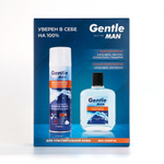Косметический набор для муж. Gentle (пена для бритья 200 мл + лосьон после бритья 100 мл)