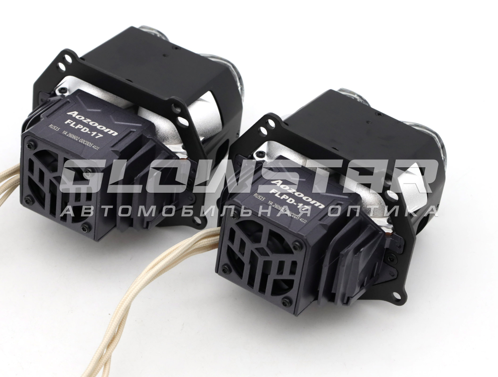 Билед модули Aozoom FLPD-17-01 3.0 дюйма, 12V 60/94W, 5100/7500Lm (комплект, 2шт)