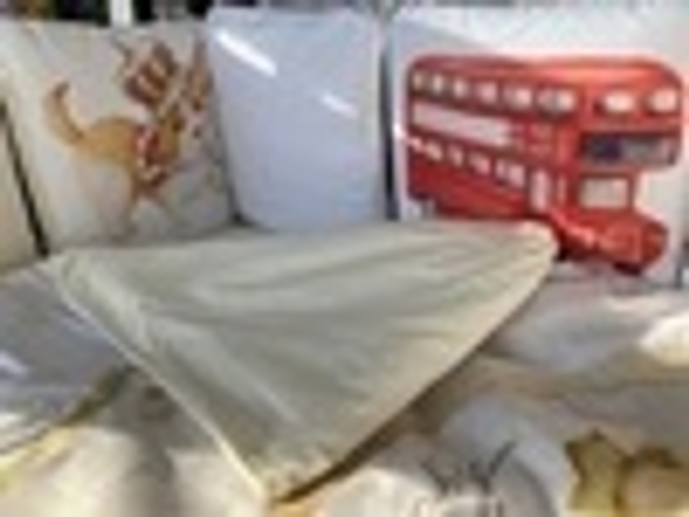 Комплект в кроватку 6-ти предметный (подушечки 18 предметов), "Детская история Англия" поплин