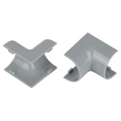 Внутренний угол ЭРА IC-KK-20-12-F для полукруглого кабель-канала серый 20х12мм 2шт/комплект