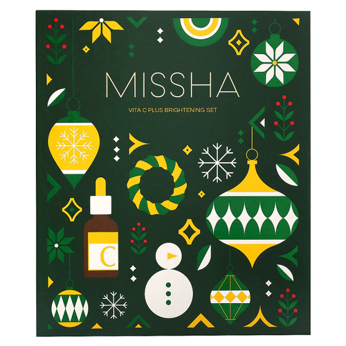 Missha, Vita C Plus Brightening Set, Holiday Edition, набор из 6 предметов