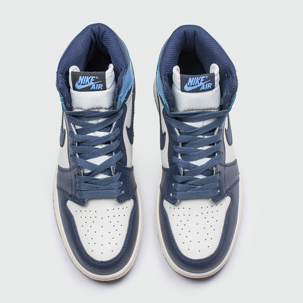 Кроссовки Nike Air Jordan 1 White / Blue