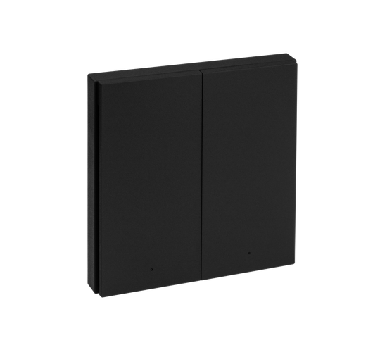 Беспроводной выключатель H1 (двухклавишный) AQARA, модель WRS-R02 черный, модель WRS-R02bl