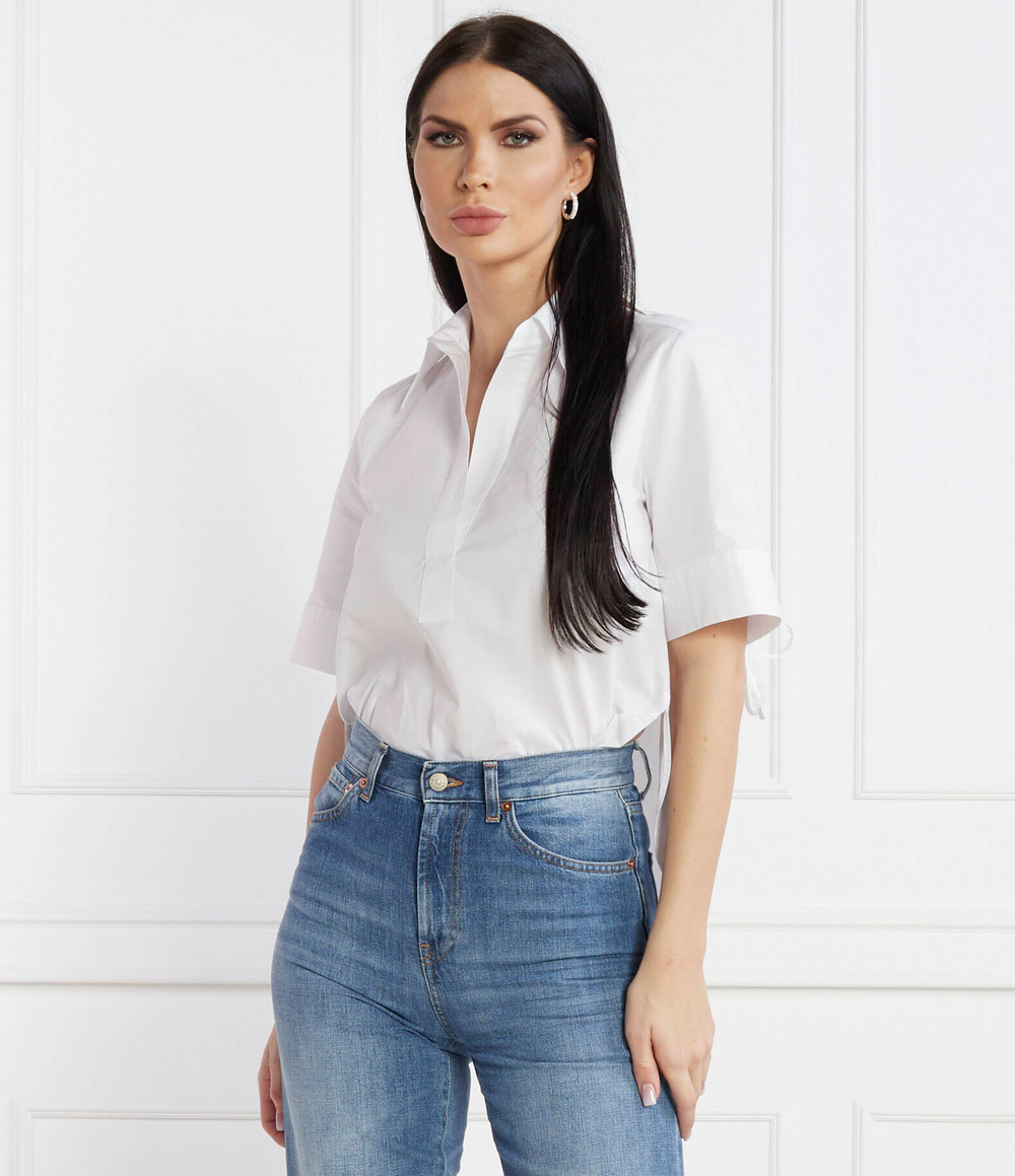 Блузка DONDUP - made in Italy - белый(DC348 PF0010D XXX)