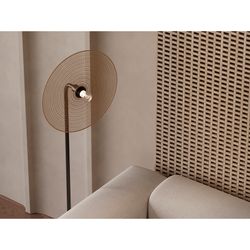 Торшер Vinger, 143 см, бежевый