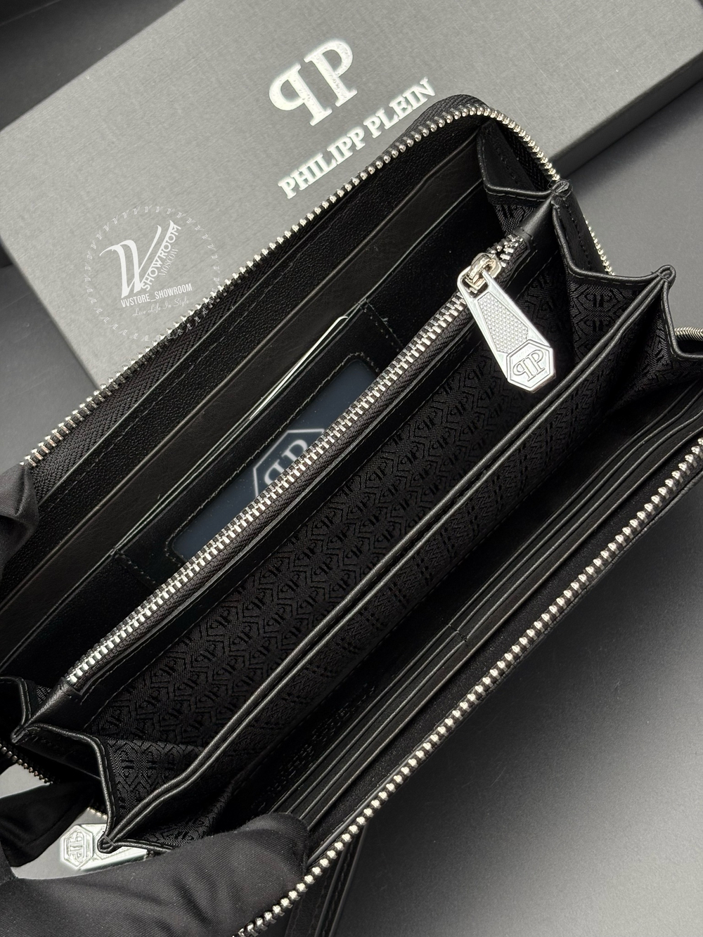Кошелек на молнии Philipp Plein