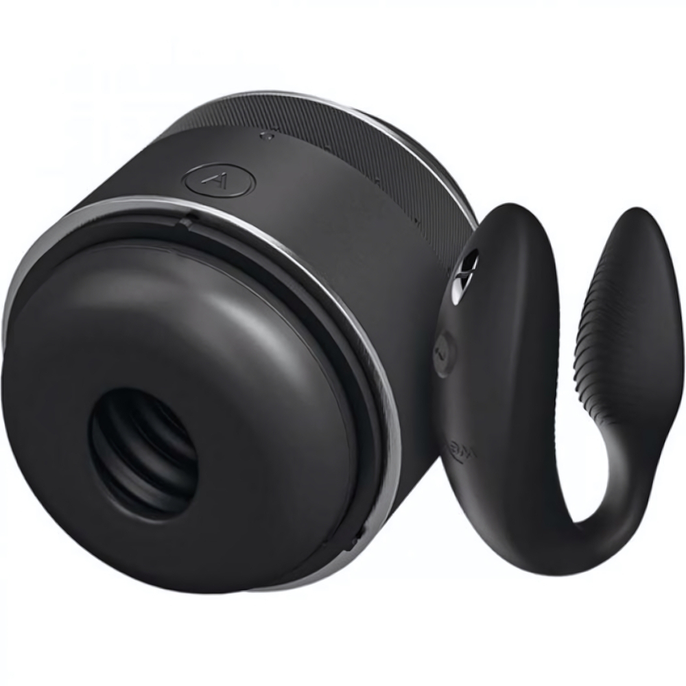 Набор для пар Double the Fun: мастурбатор ARCwave Voy и вибратор We-Vibe Sync 2 (Цвет: черный)