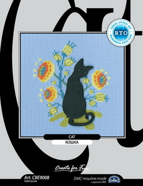 "Кошка"-CBE9008  вышивка