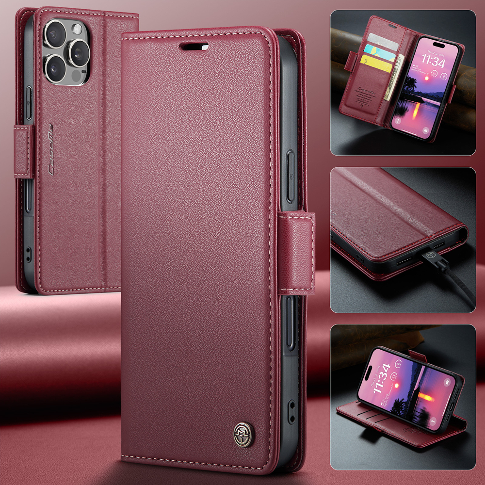 Чехол-книжка CaseMe Smooth iPhone 16 Pro Max