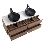 Мебель для ванной комнаты со столешницей BelBagno KRAFT-1200 Rovere Tabacco