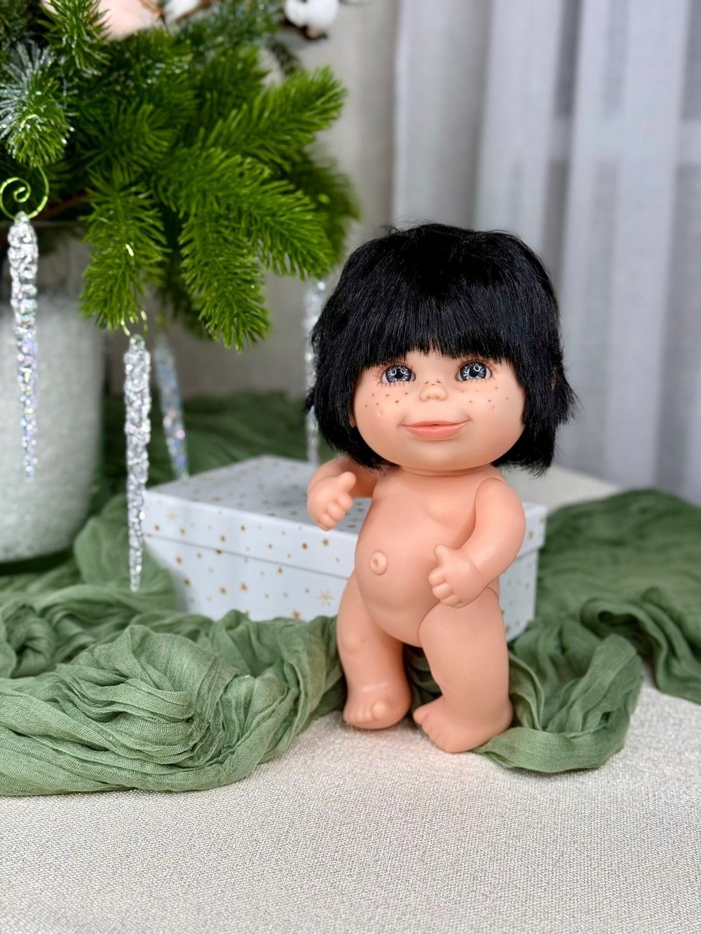 Пупс BERJUAN виниловый 20см Pecosetes (124A12)