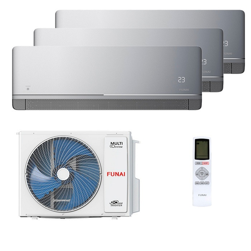 Мульти сплит-система Funai на 3 комнаты (25+25+25) KAGAMI ORIGAMI KODO