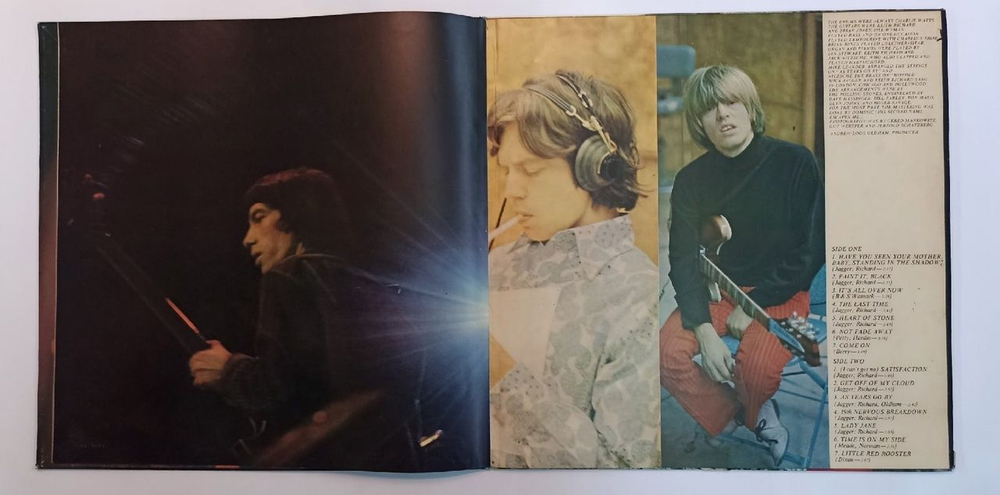 Винтажная виниловая пластинка The Rolling Stones Big Hits High Tide And Green Grass (Japan 1967)