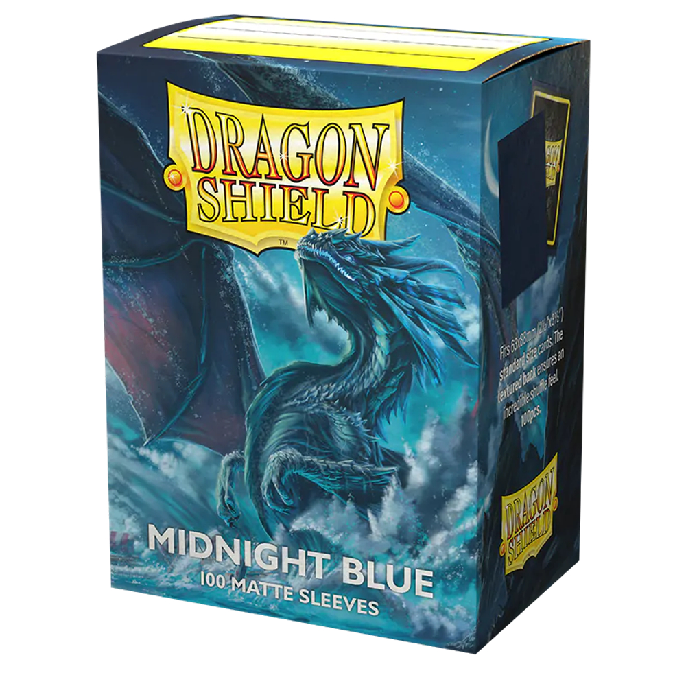 Dragon Shield - протекторы Matte Midnight Blue 100 штук