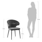 Стул Bradex Home Richard бирюзовый