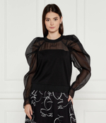 Блузка Karl Lagerfeld - черный(245W1807)