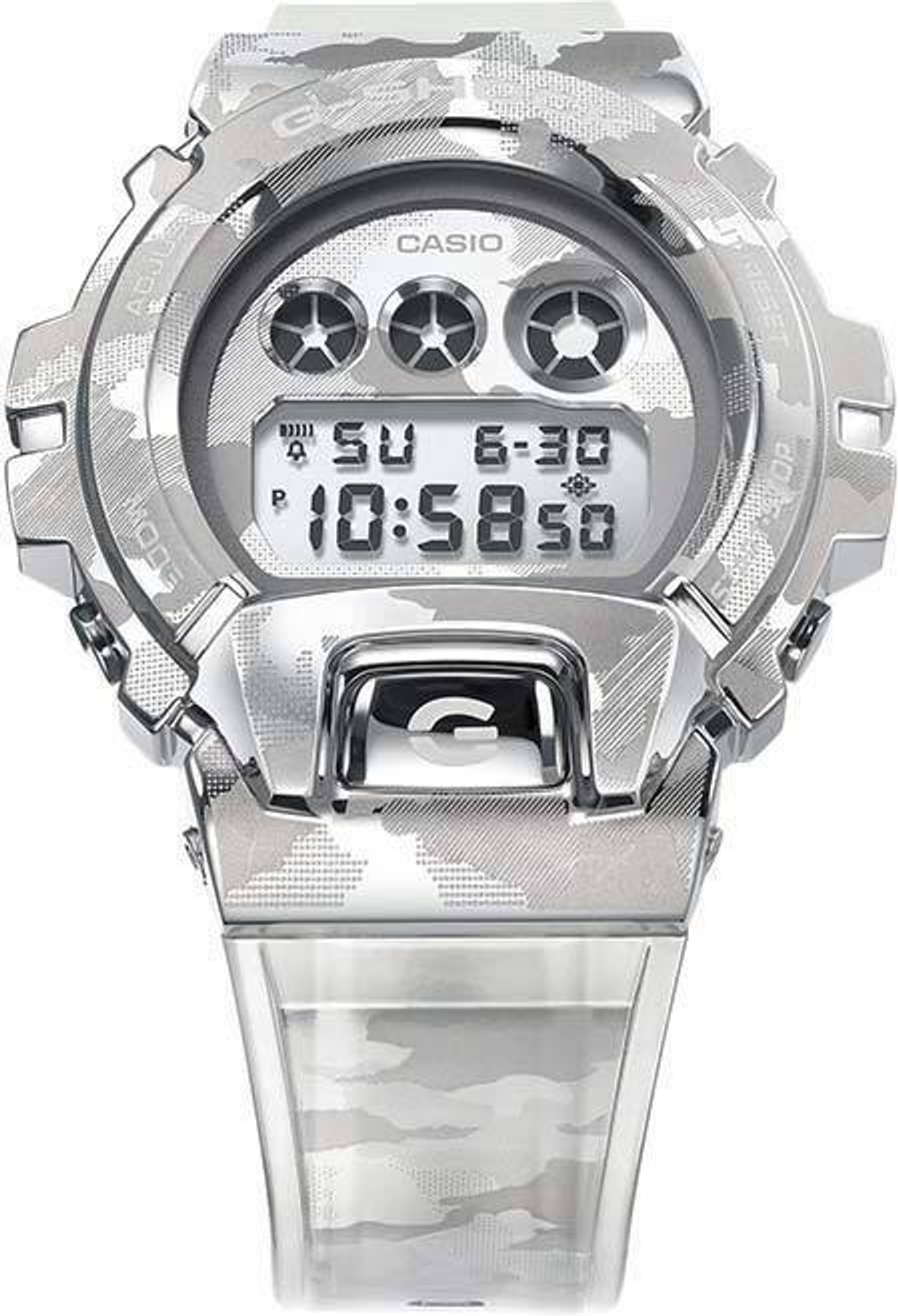 Японские наручные часы Casio G-SHOCK GM-6900SCM-1ER с хронографом