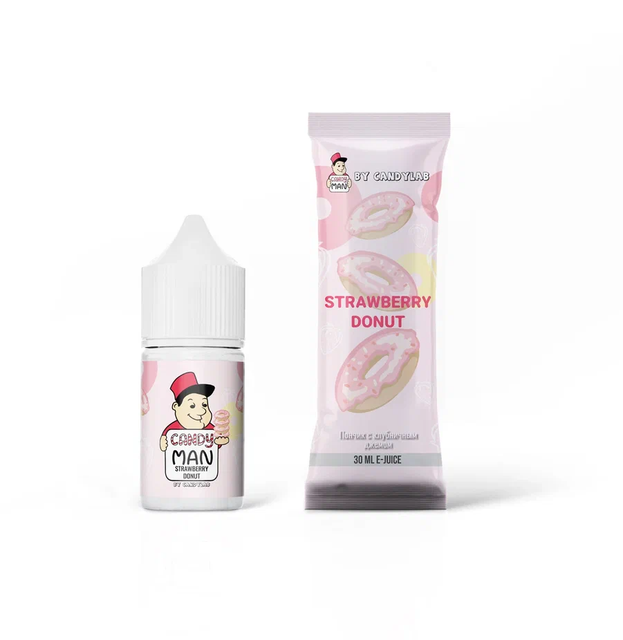 Candy Man Salt 30 мл - Strawberry Donut (Strong)