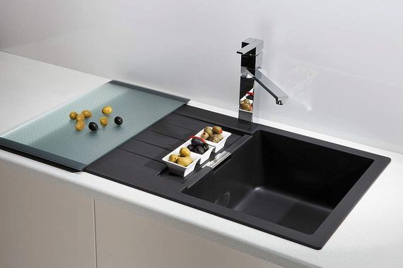 Мойка SCHOCK Primus 45D Cristalite оникс