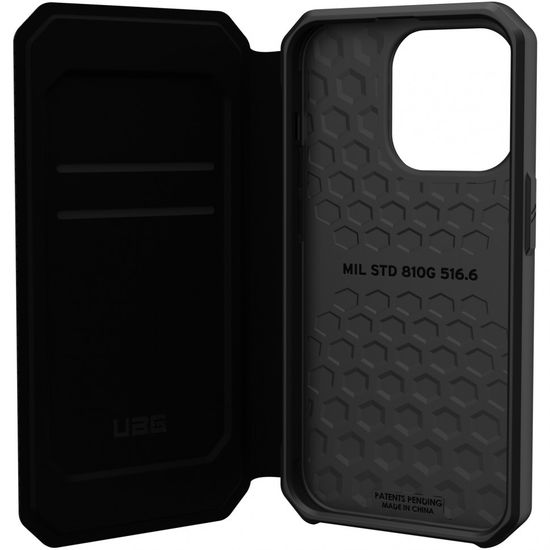 UAG Metropolis Folio Kevlar® Series Case for Apple iPhone 14 Pro Kevlar Black (Чёрный)114046113940