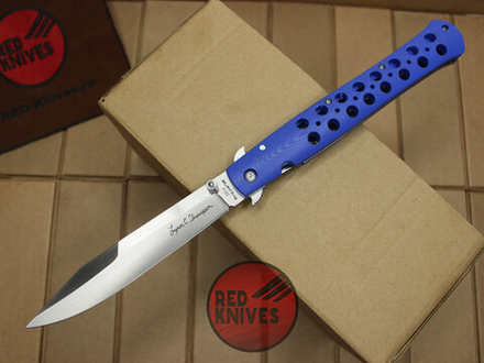 Нож Cold Steel 26C6AA Ti-Lite 6 Lynn Thompson Signature - синий G10