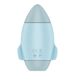 Вакуумный стимулятор клитора Satisfyer Mission Control, голубой