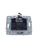 BRITE Розетка компьютерная RJ45 кат.5E РК10-БрС сталь IEK