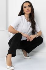 Блуза Лунный свет (белая) Б12789-25М LT Collection