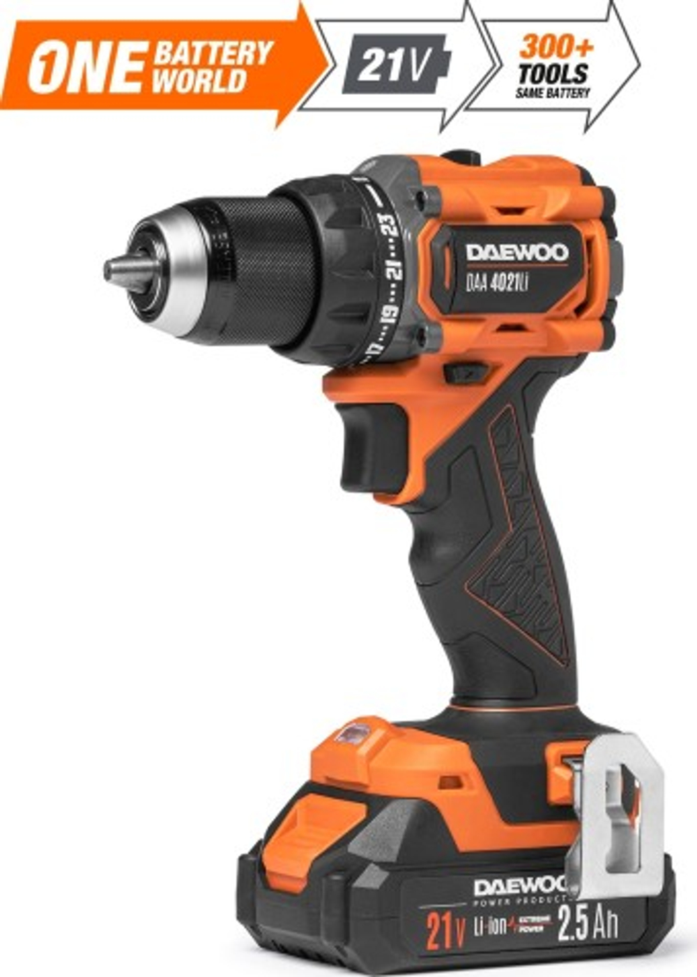 Дрель-шуруповерт аккумуляторная DAEWOO DAA 4021Li SET