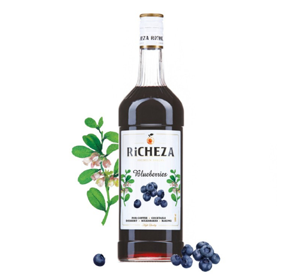 Сироп RiCHEZA Черника стекло (1л)