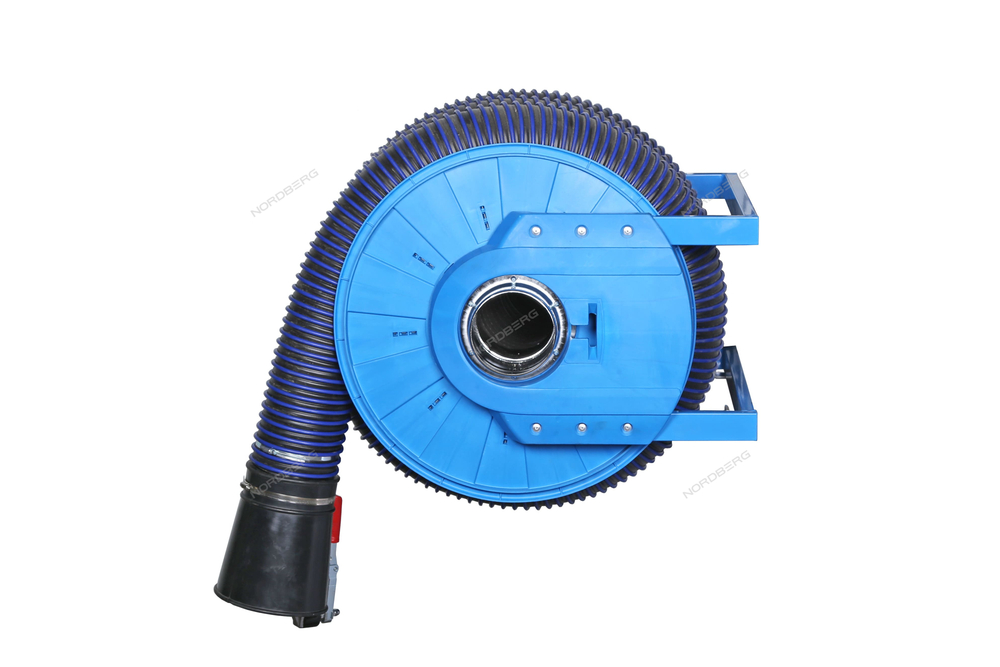 Катушка для сбора выхлопных газов с автоматическим приводом со шлангом L=8 м, D=150 мм и насадкой NORDBERG HRF8150E-KIT