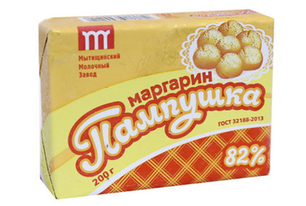 Маргарин «Пампушка» сливочный 82% - 200 г