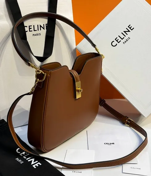 Сумка CELINE CAMILLE 16, коричневый