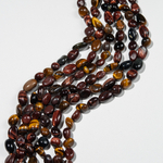 Микс натурального тигрового, соколиного и бычьего глаза, фриформ, 6-11мм