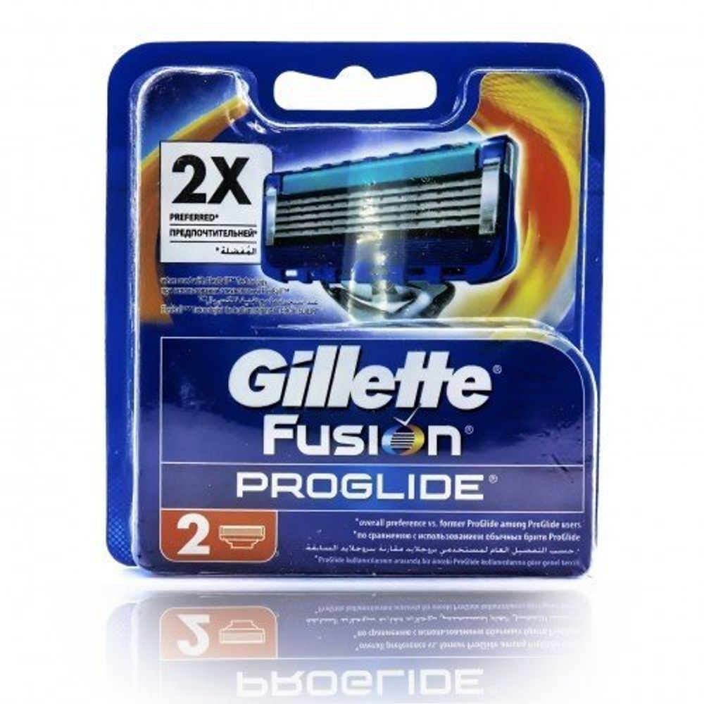 Сменные кассеты Gillette Fusion ProGlide 2шт