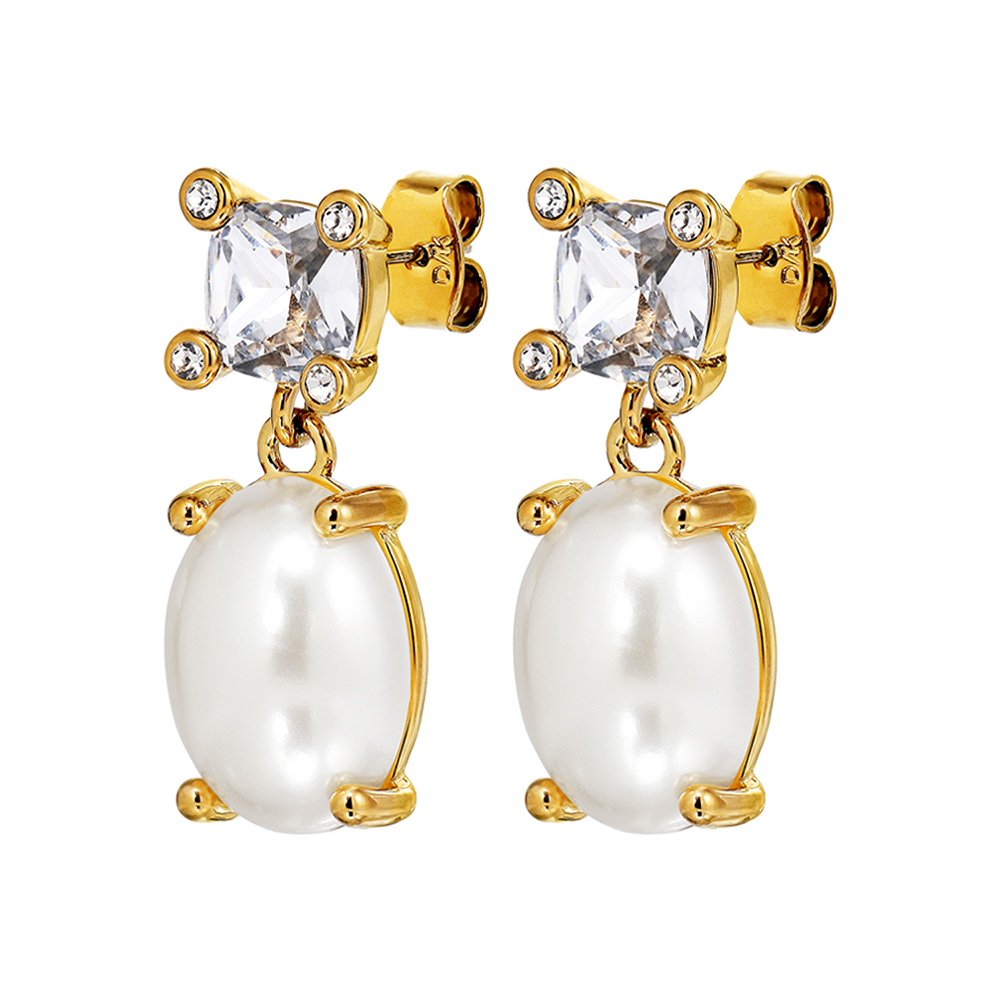 Серьги Dyrberg Kern ANTONIA SG CRYSTAL / WHITE PEARL 470146