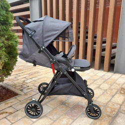 Прогулочная коляска Luxmom V5 / черный