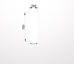 Лофт Штукатурка белая П 200