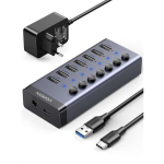 USB 3.0 HUB 7 port + доп.питание UGREEN 90307