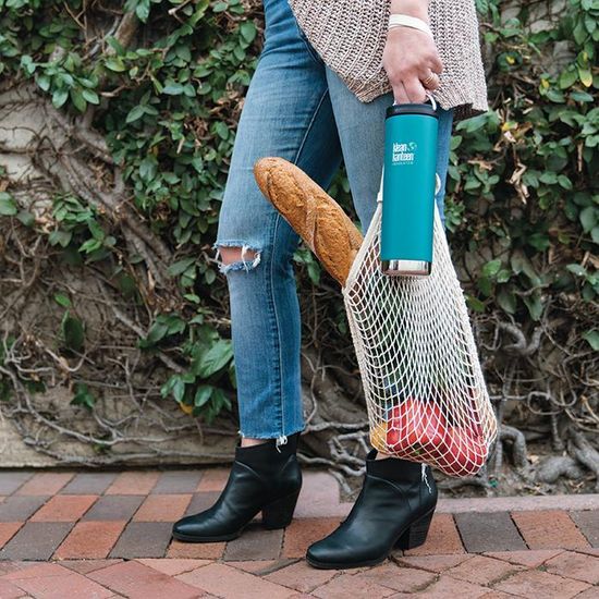 Термокружка Klean Kanteen TKWide Cafe Cap 20oz (592 мл) Brushed Stainless